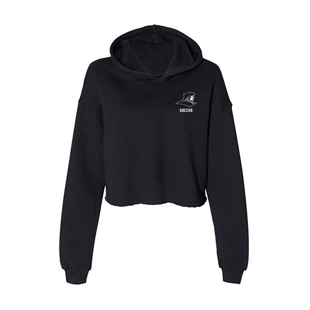 Providence - NCAA Men's Soccer : Angelo Ventrella - Women's Crop Fleece Hooded Sweatshirt-0