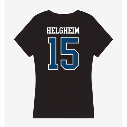 Saint Peter's - NCAA Men's Soccer : Thomas Helgheim - Women's V-Neck T-Shirt-1