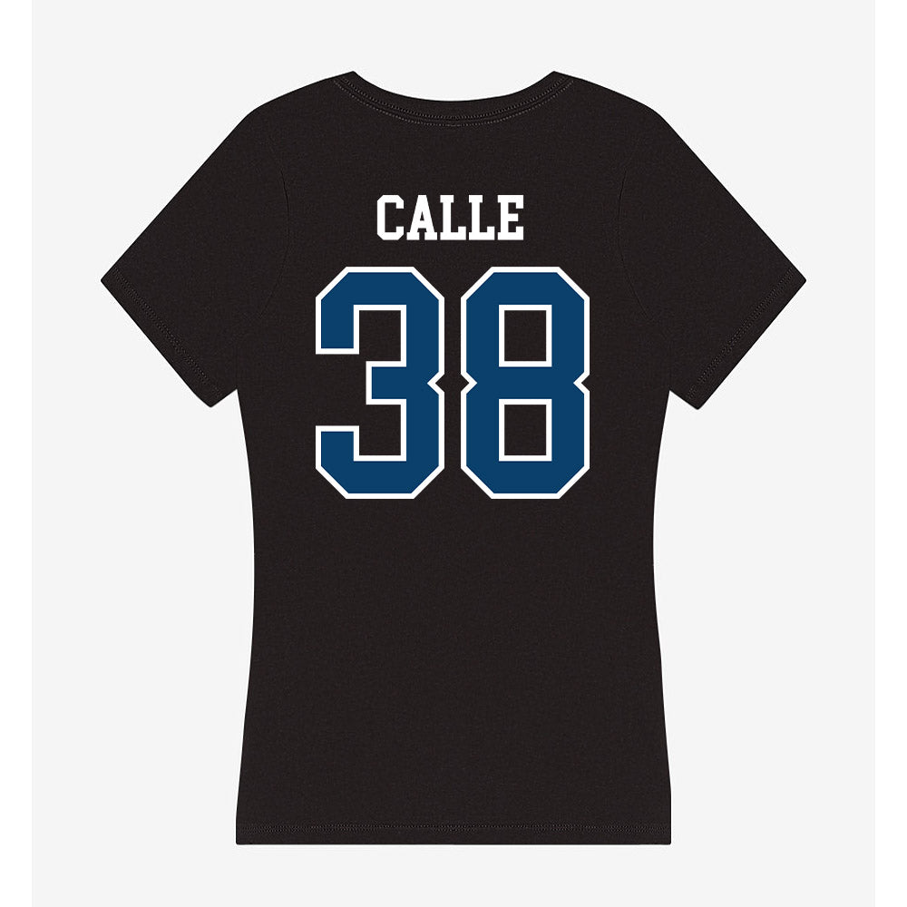 Saint Peter's - NCAA Men's Soccer : Jorge Calle - Women's V-Neck T-Shirt-1