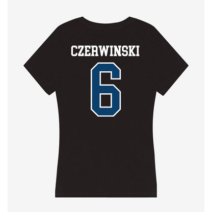 Saint Peter's - NCAA Softball : Lauren Czerwinski - Women's V-Neck T-Shirt-1