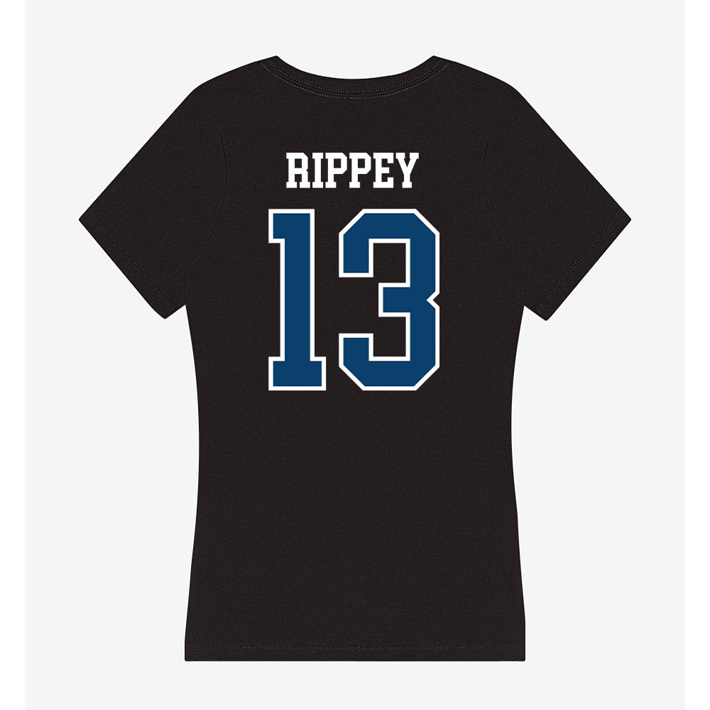 Saint Peter's - NCAA Women's Basketball : DeNaya Rippey - Women's V-Neck T-Shirt-1