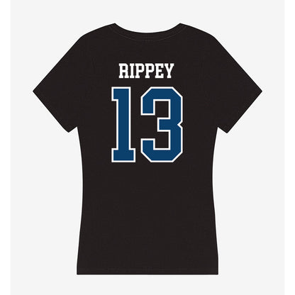 Saint Peter's - NCAA Women's Basketball : DeNaya Rippey - Women's V-Neck T-Shirt-1