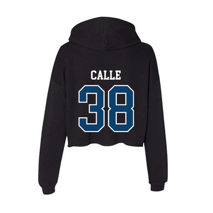 Saint Peter's - NCAA Men's Soccer : Jorge Calle - Women's Crop Fleece Hoodie-1
