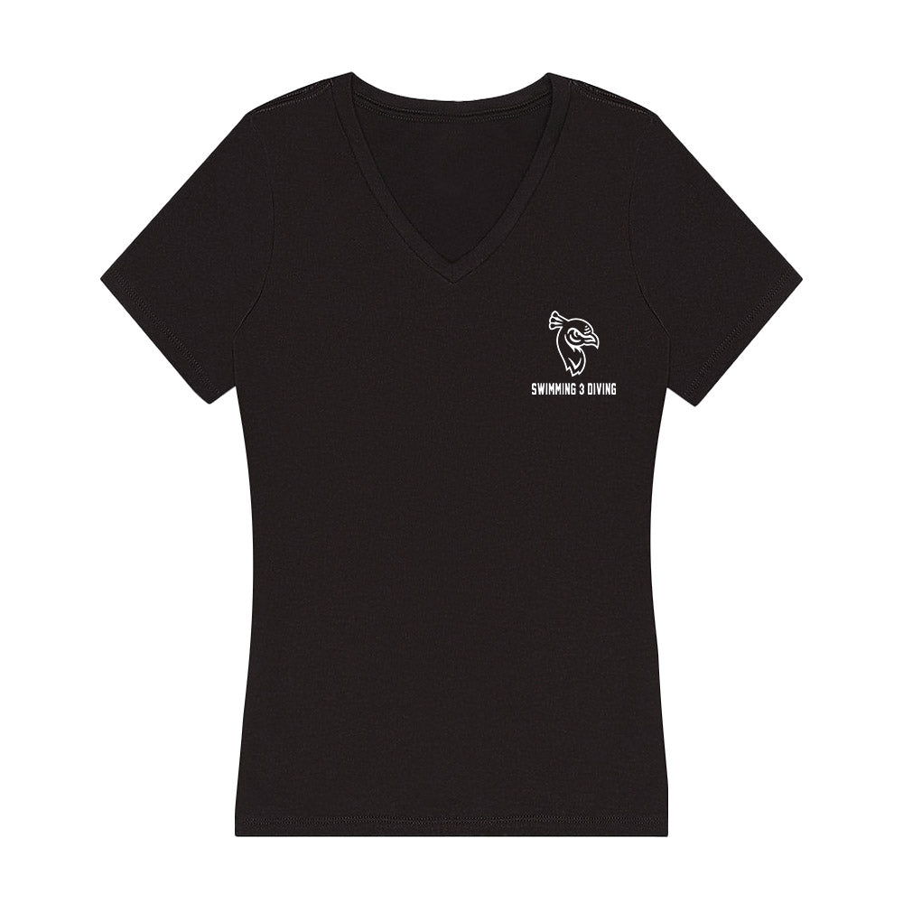 Saint Peter's - NCAA Men's Swimming & Diving : Ashton Smith - Women's V-Neck T-Shirt-0