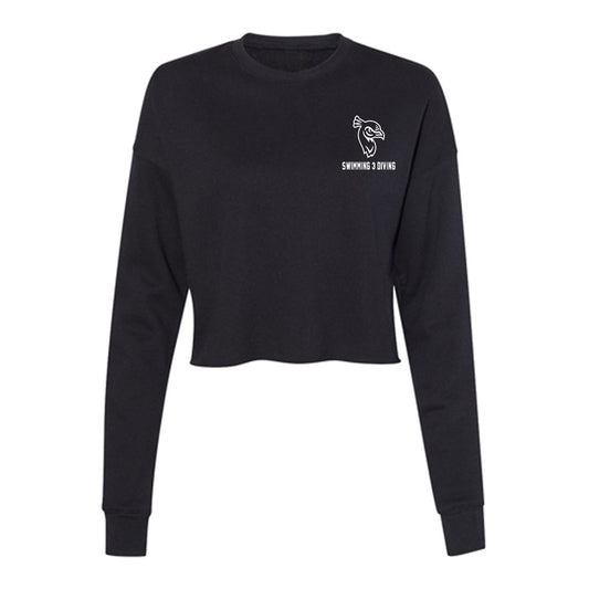Saint Peter's - NCAA Women's Swimming & Diving : Audrey Franco - Women's Cropped Crew Fleece-0