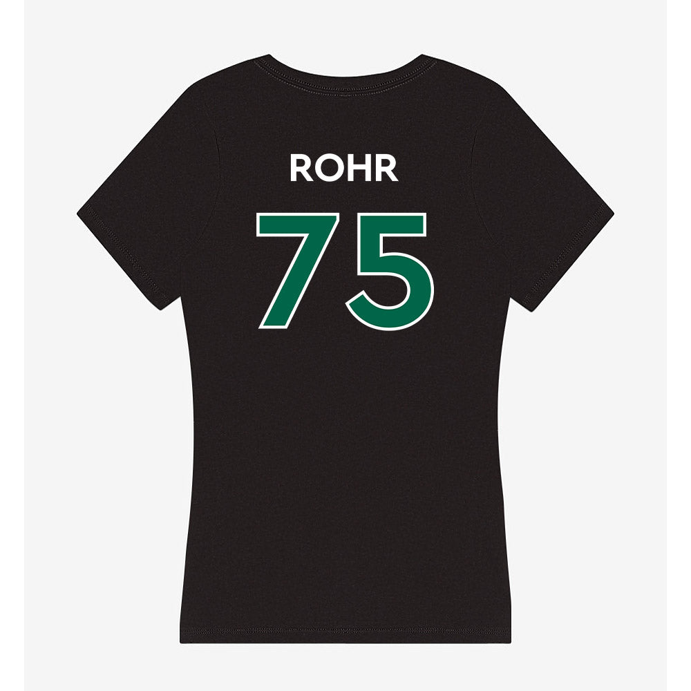 Illinois Wesleyan - NCAA Football : Max Rohr - Women's V-Neck T-Shirt-1