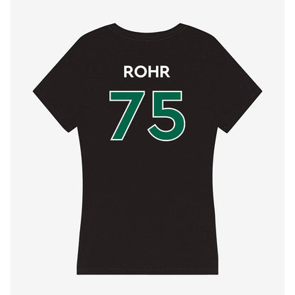 Illinois Wesleyan - NCAA Football : Max Rohr - Women's V-Neck T-Shirt-1