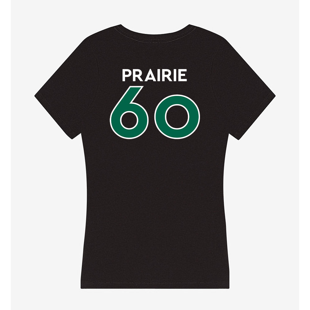 Illinois Wesleyan - NCAA Football : Jack Prairie - Women's V-Neck T-Shirt-1