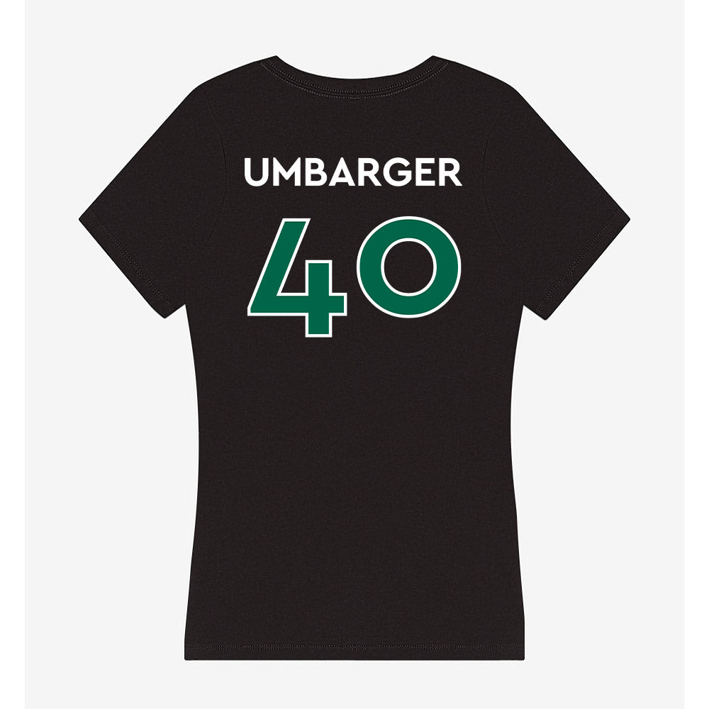 Illinois Wesleyan - NCAA Football : Ryan Umbarger - Women's V-Neck T-Shirt-1