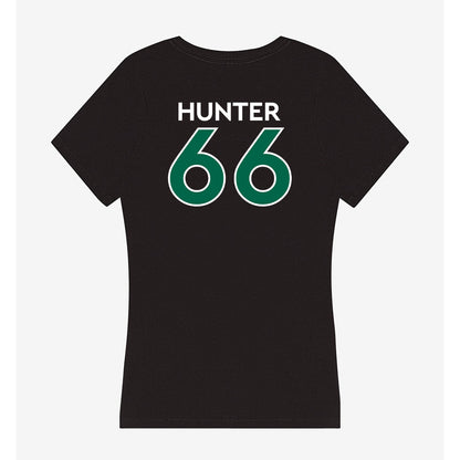 Illinois Wesleyan - NCAA Football : Demarco Hunter - Women's V-Neck T-Shirt-1