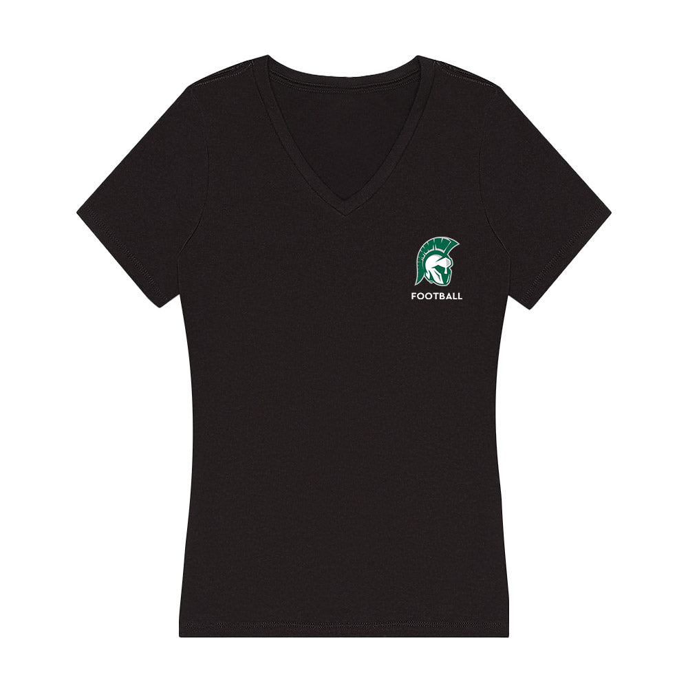 Illinois Wesleyan - NCAA Football : Max Rohr - Women's V-Neck T-Shirt-0