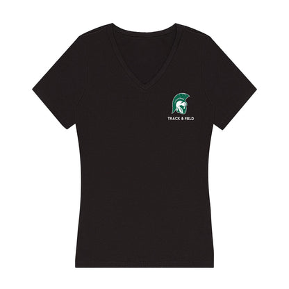 Illinois Wesleyan - NCAA Women's Track & Field : Imani Ogunribido - Women's V-Neck T-Shirt-0