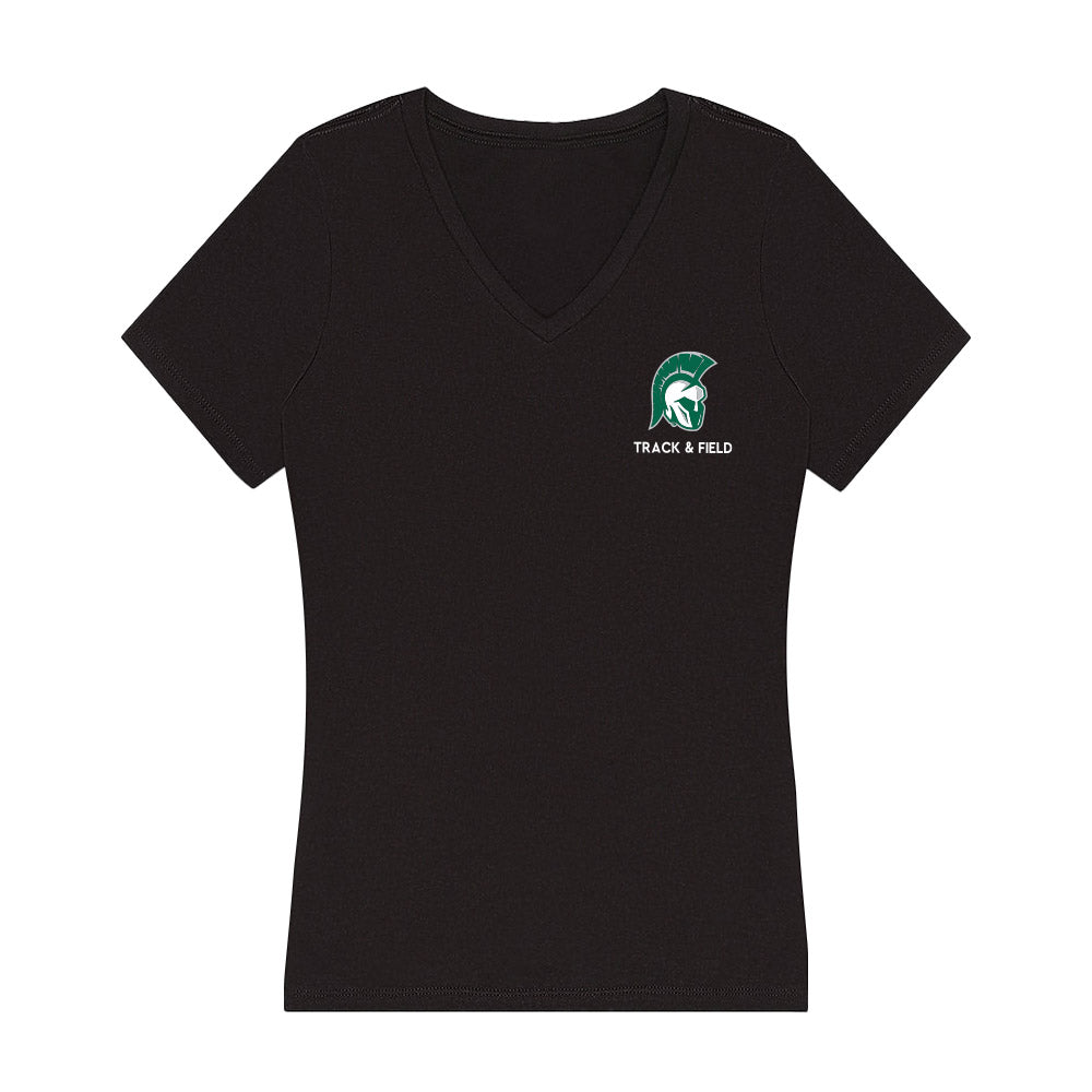 Illinois Wesleyan - NCAA Women's Track & Field : Mallory Short - Women's V-Neck T-Shirt-0