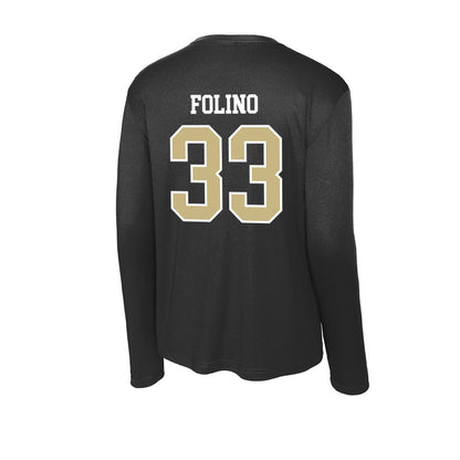 Albion - NCAA Men's Soccer : Simone Folino - Activewear Long Sleeve T-Shirt-1