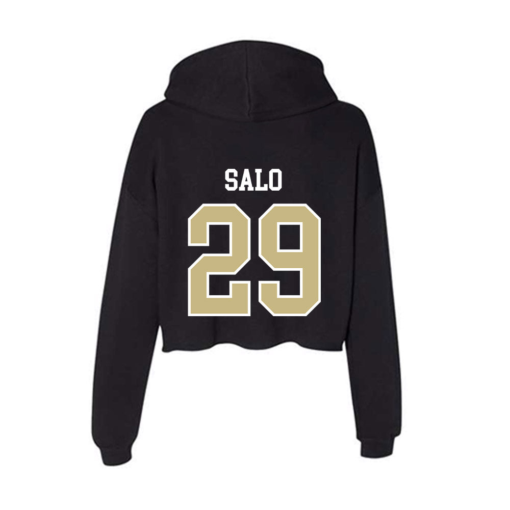 Albion - NCAA Women's Soccer : Chloe Salo - Women's Crop Fleece Hoodie-1