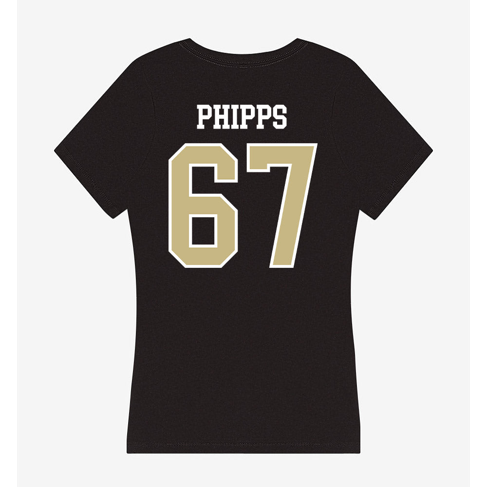 Albion - NCAA Football : Dylan Phipps - Women's V-Neck T-Shirt-1