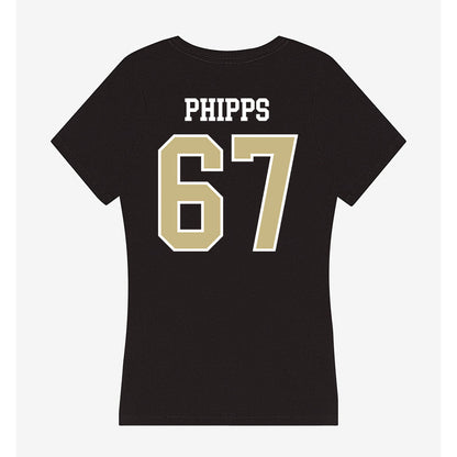 Albion - NCAA Football : Dylan Phipps - Women's V-Neck T-Shirt-1