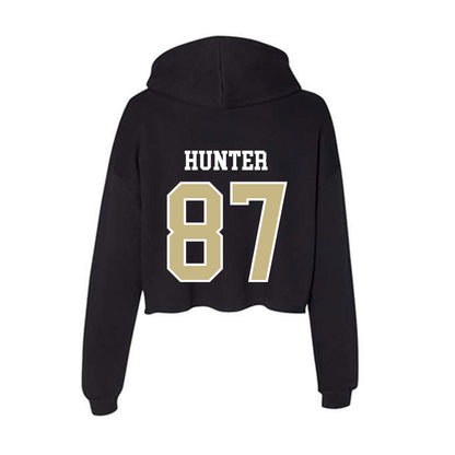 Albion - NCAA Football : Amarr Hunter - Women's Crop Fleece Hoodie-1