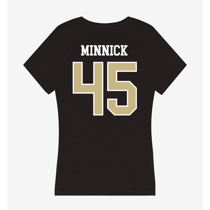 Albion - NCAA Football : Frank Minnick - Women's V-Neck T-Shirt-1