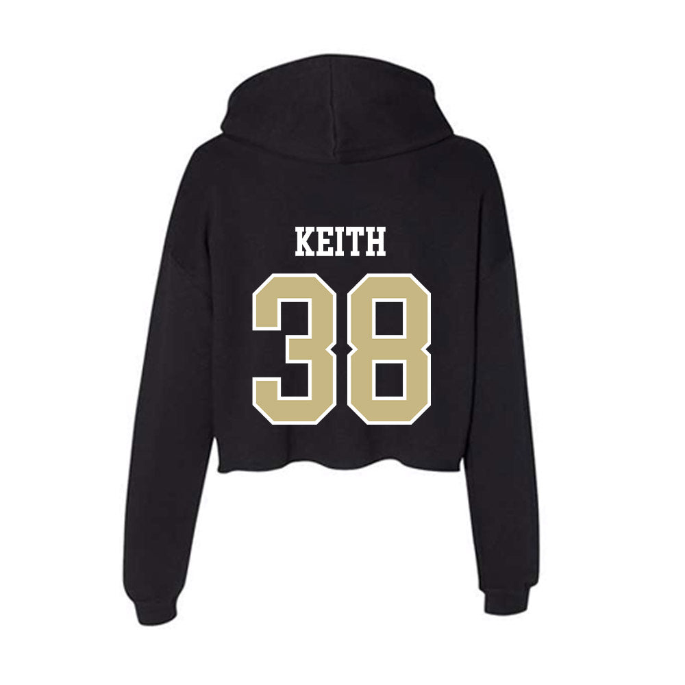 Albion - NCAA Football : JaPaul Keith - Women's Crop Fleece Hoodie-1