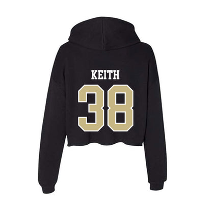 Albion - NCAA Football : JaPaul Keith - Women's Crop Fleece Hoodie-1