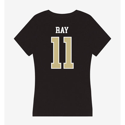 Albion - NCAA Men's Basketball : Dwayne Ray - Women's V-Neck T-Shirt-1