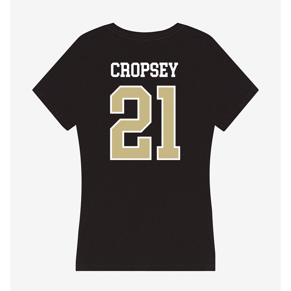 Albion - NCAA Football : Cameron Cropsey - Women's V-Neck T-Shirt-1