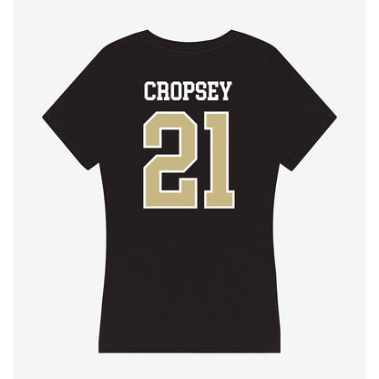 Albion - NCAA Football : Cameron Cropsey - Women's V-Neck T-Shirt-1