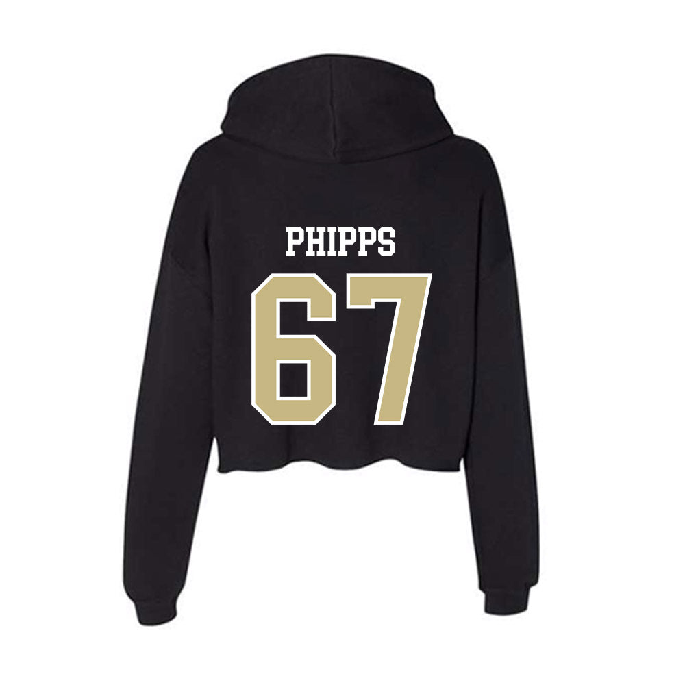 Albion - NCAA Football : Dylan Phipps - Women's Crop Fleece Hoodie-1