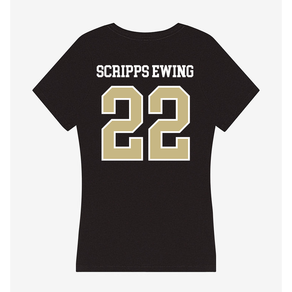 Albion - NCAA Men's Soccer : Connor Scripps Ewing - Women's V-Neck T-Shirt-1