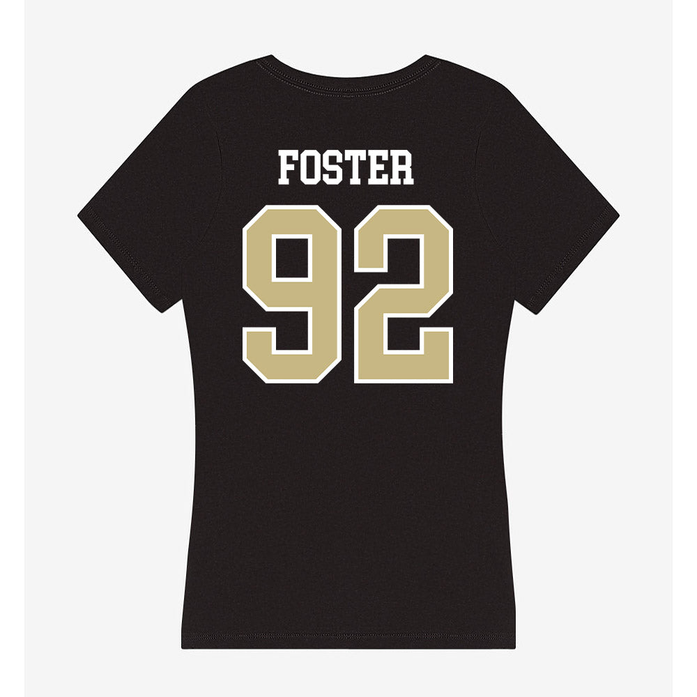 Albion - NCAA Football : Jayvon Foster - Women's V-Neck T-Shirt-1