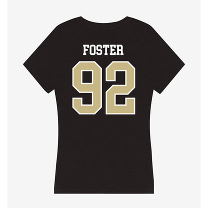 Albion - NCAA Football : Jayvon Foster - Women's V-Neck T-Shirt-1