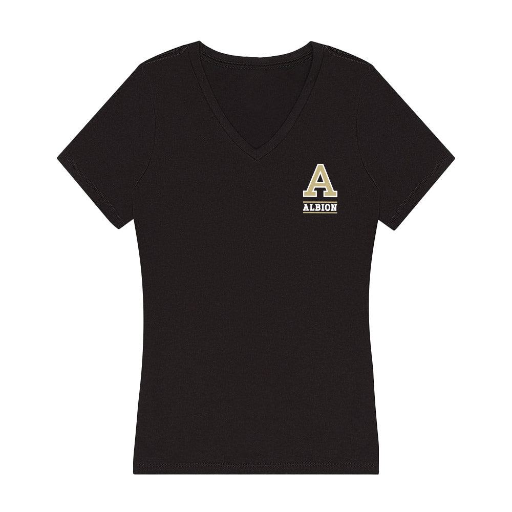 Albion - NCAA Softball : Sophia Shingles - Women's V-Neck T-Shirt-0