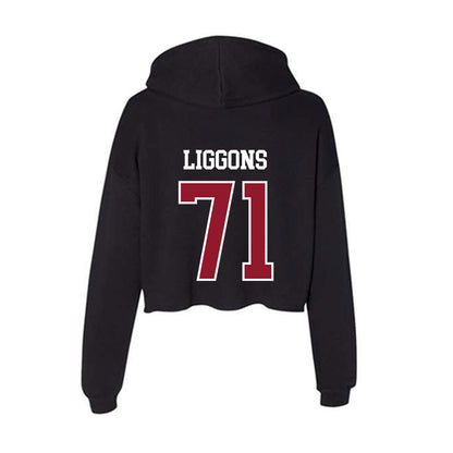 Lafayette College - NCAA Football : Zen Liggons - Women's Crop Fleece Hoodie-1