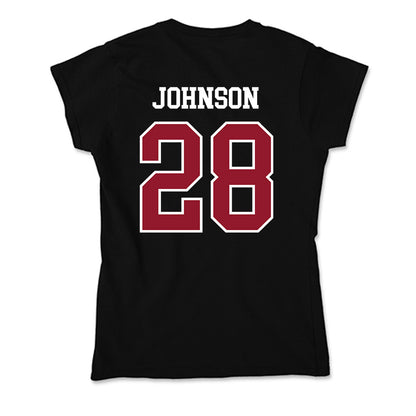 Lafayette College - NCAA Football : Xavier Johnson - Soft Style Women’s T-Shirt-1