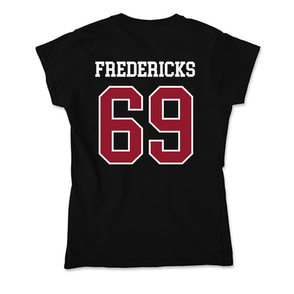 Lafayette College - NCAA Football : Jaivale Fredericks - Soft Style Women’s T-Shirt-1