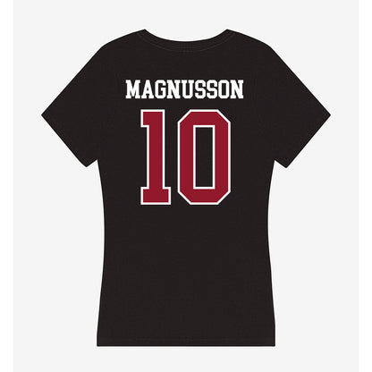 Lafayette College - NCAA Men's Tennis : Jake Magnusson - Women's V-Neck T-Shirt-1