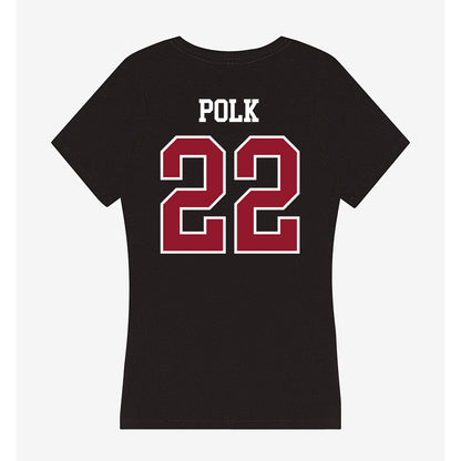 Lafayette College - NCAA Football : Jeremiah Polk - Women's V-Neck T-Shirt-1