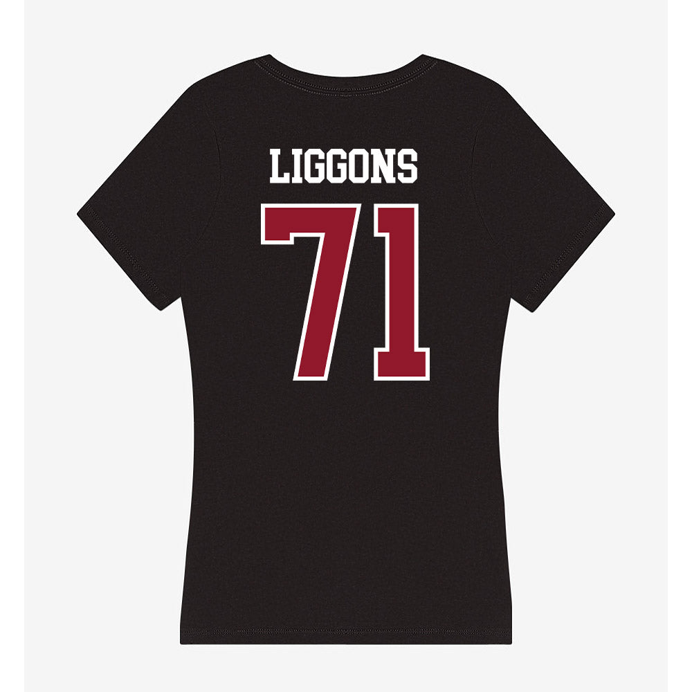 Lafayette College - NCAA Football : Zen Liggons - Women's V-Neck T-Shirt-1