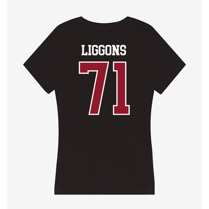Lafayette College - NCAA Football : Zen Liggons - Women's V-Neck T-Shirt-1