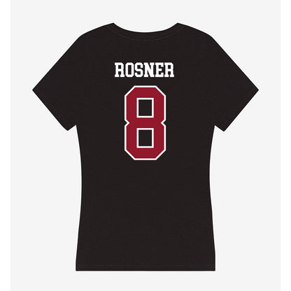 Lafayette College - NCAA Softball : Danielle Rosner - Women's V-Neck T-Shirt-1