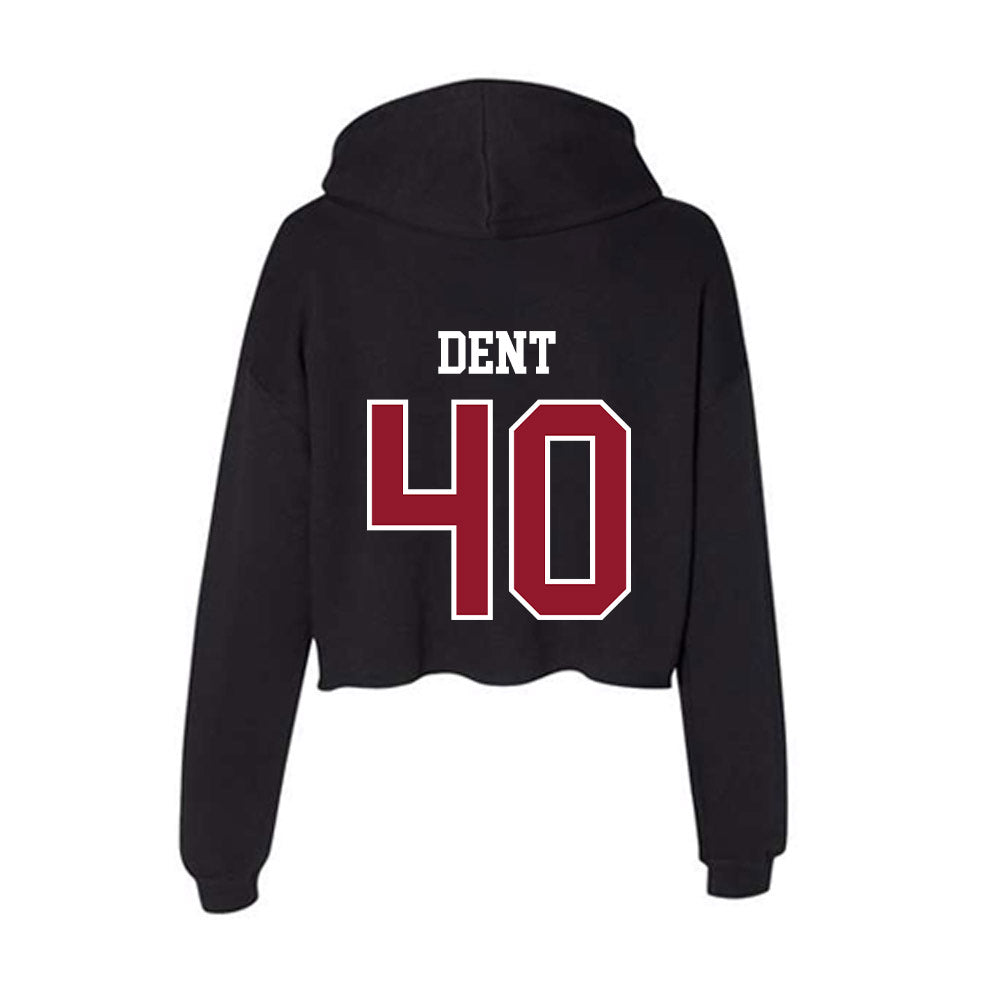 Lafayette College - NCAA Football : Michael Dent - Women's Crop Fleece Hoodie-1