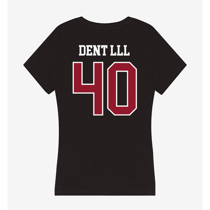 Lafayette College - NCAA Football : Michael Dent lll - Women's V-Neck T-Shirt-1