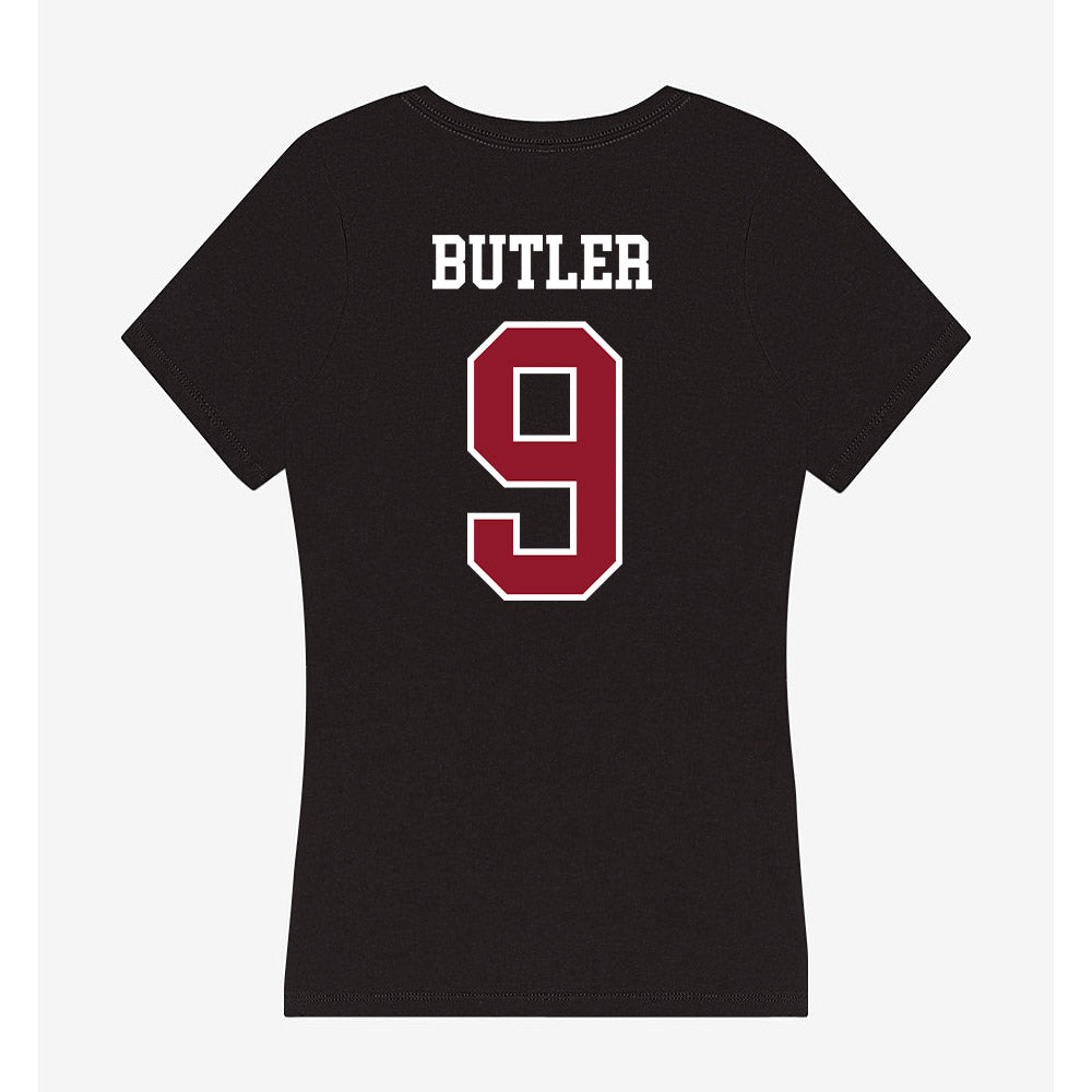 Lafayette College - NCAA Softball : Ava Butler - Women's V-Neck T-Shirt-1