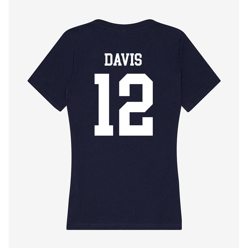 Jackson State - NCAA Baseball : Talmadge Davis - Women's V-Neck T-Shirt-1
