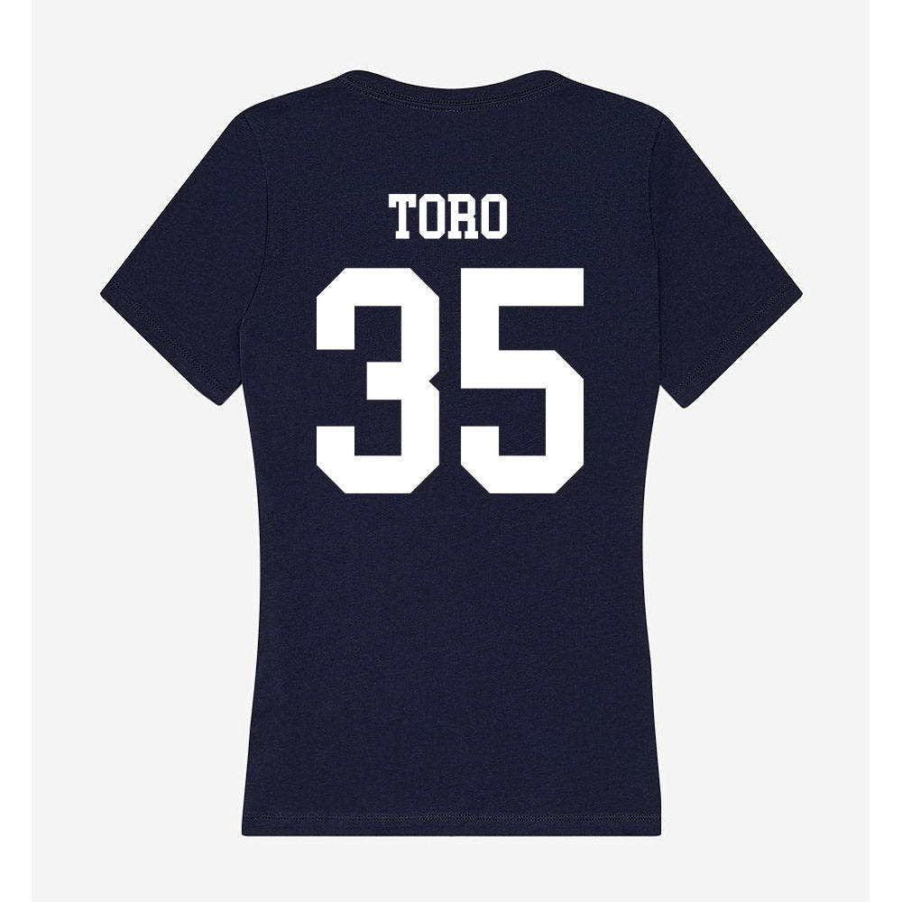 Jackson State - NCAA Baseball : Manuel Toro - Women's V-Neck T-Shirt-1