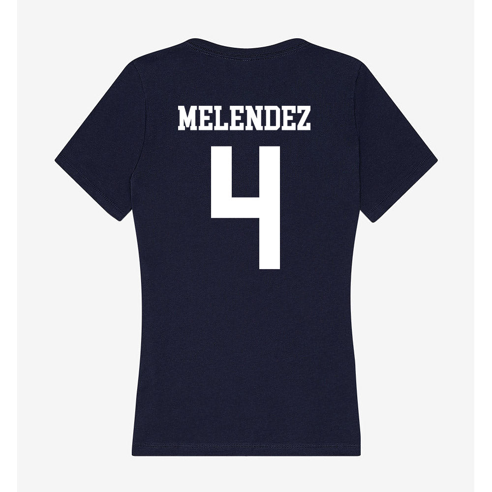 Jackson State - NCAA Baseball : Diego Melendez - Women's V-Neck T-Shirt-1
