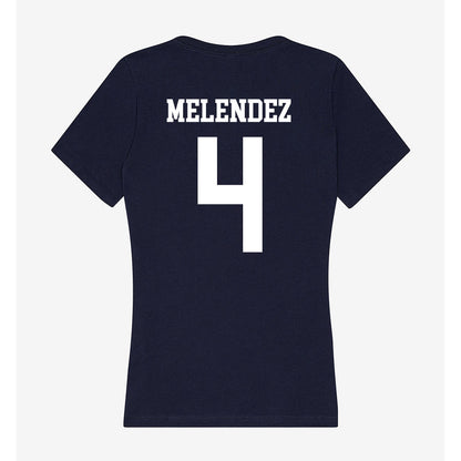 Jackson State - NCAA Baseball : Diego Melendez - Women's V-Neck T-Shirt-1