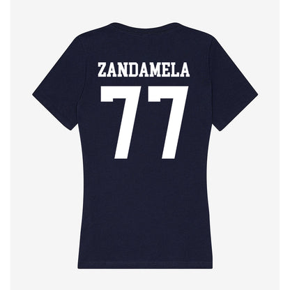 Jackson State - NCAA Football : Bruno Zandamela - Women's V-Neck T-Shirt-1