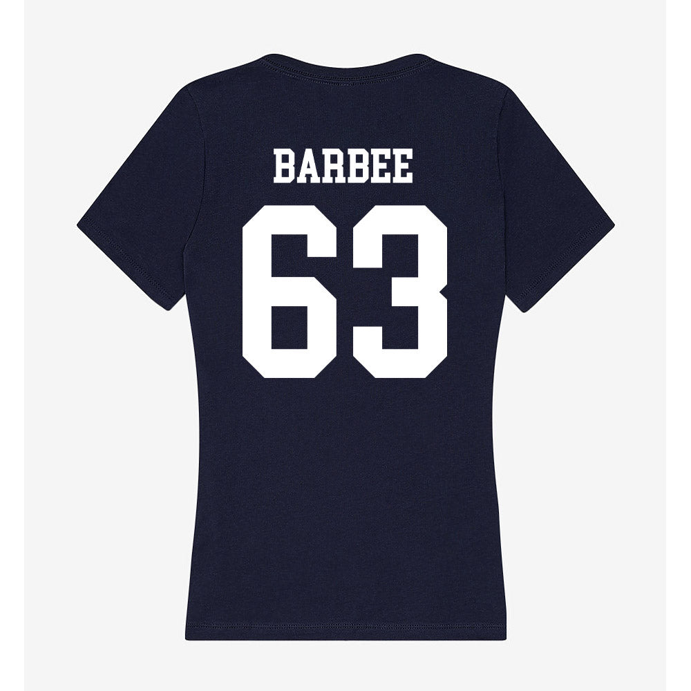 Jackson State - NCAA Football : Kejuan Barbee - Women's V-Neck T-Shirt-1